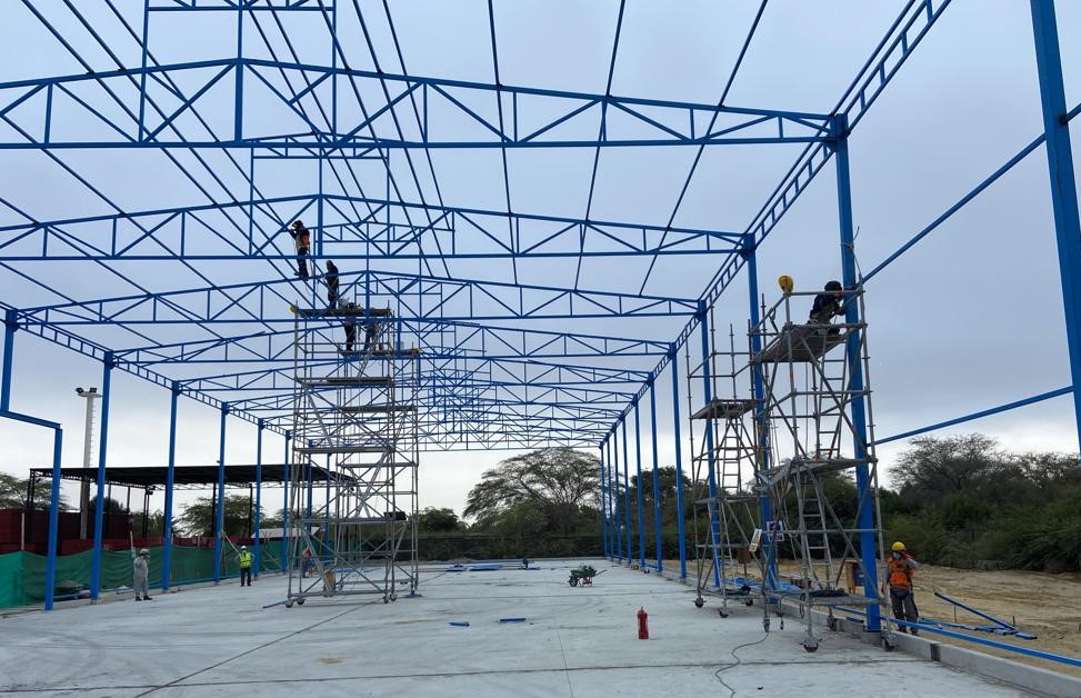 Estructura metálica ejecutada por ABANICORP